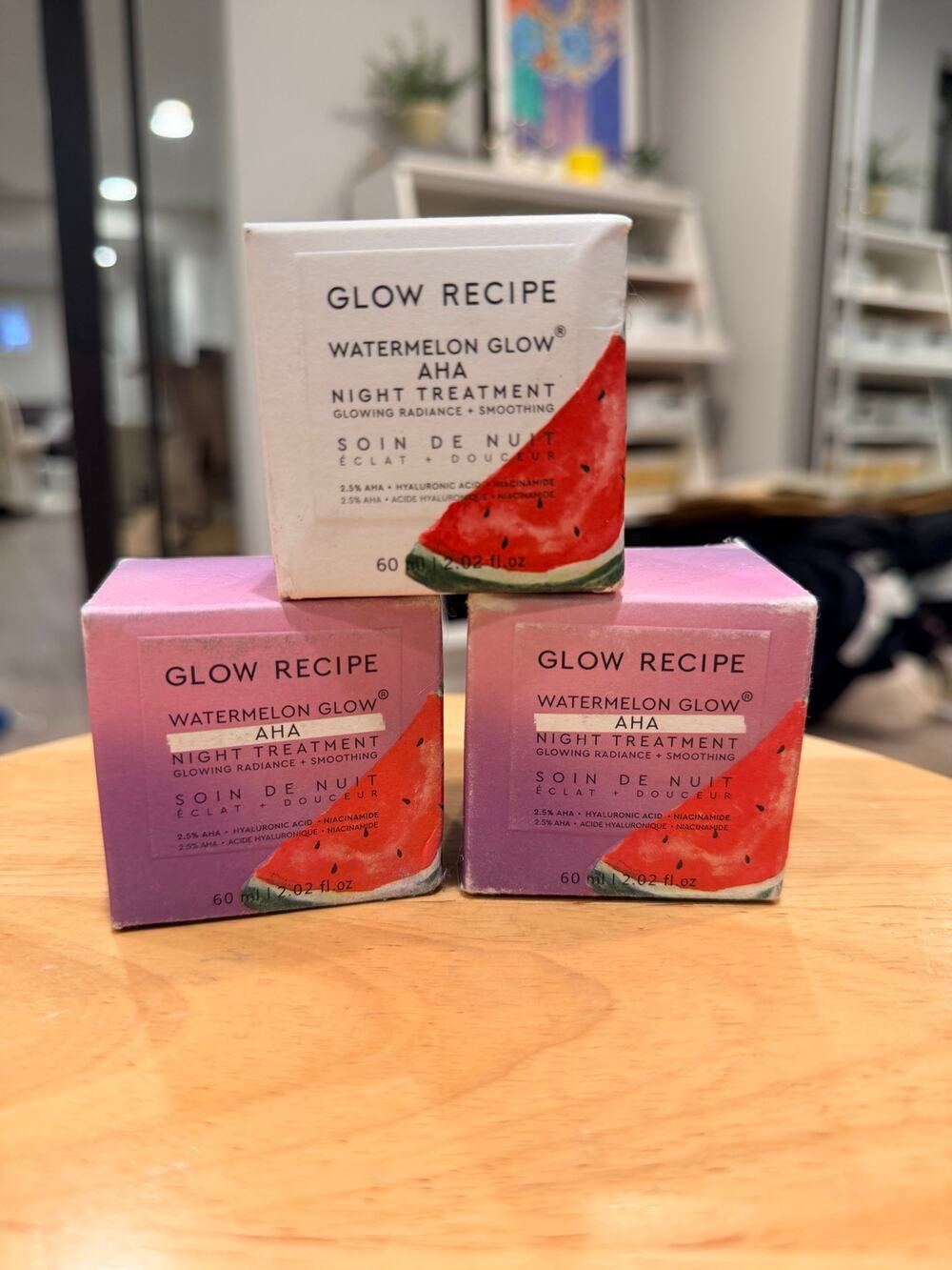Glow Recipe Watermelon Glow Night Treatment - 3 pack!